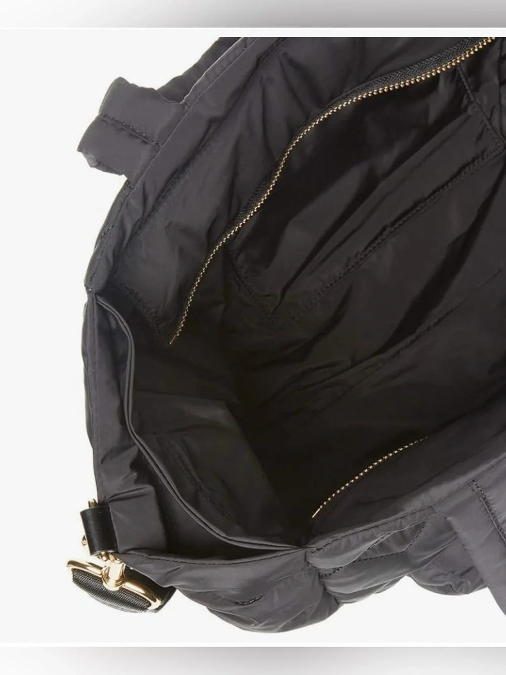 Marc Jacobs Marc Crosby Nylon Quilted Diaper Bag in black